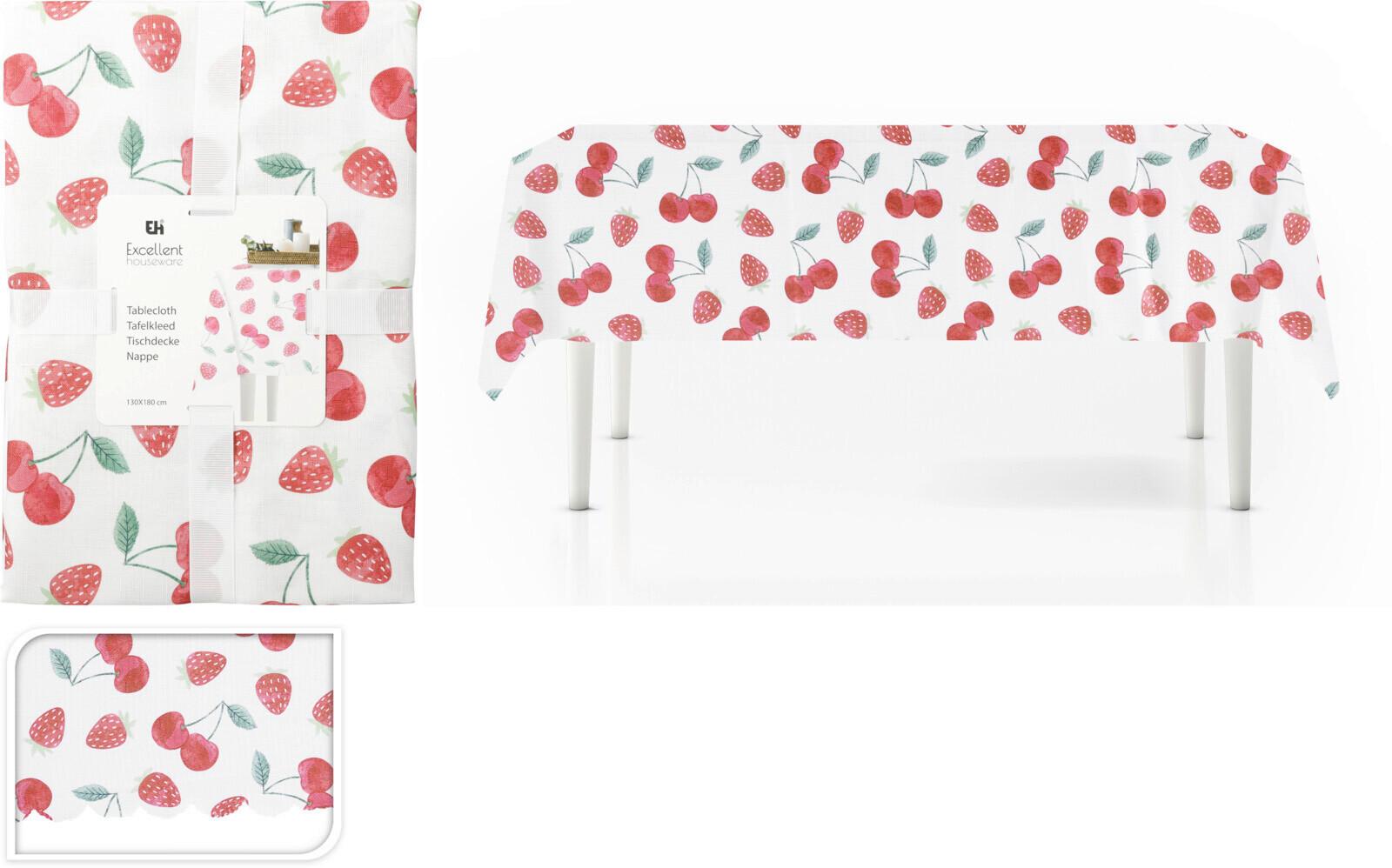 Asztalterítő Kb. 130/180cm - többszínű, Basics, textil (130/180cm)