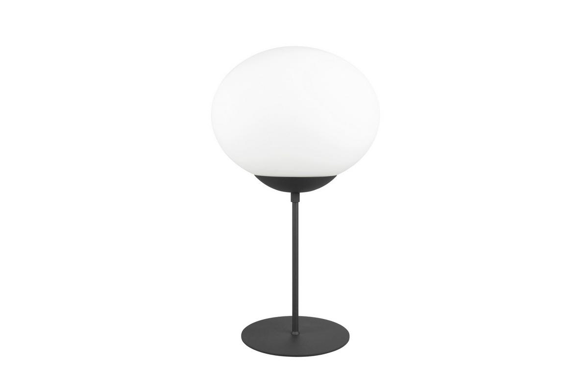 Tischleuchte 563100132 Fomento - Schwarz/Weiß, Basics, Glas/Metall (30/52cm) - Trio Leuchten
