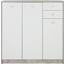 Komoda 4-you New Yuk09 - sivá/biela, Moderný, kompozitné drevo (109,1/111,4/34,6cm) Komoda 4-you New Yuk09 - sivá/biela, Moderný, kompozitné drevo (109,1/111,4/34,6cm)