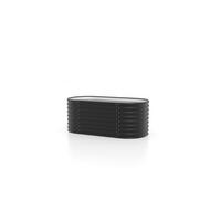 Hochbeet Stahl Vita 630 82,1x63x162,1 Cm Schwarz - Schwarz, Basics, Metall (82,1/63/162,1cm)