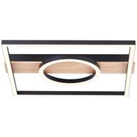 Led-paneel G99929a76 Maureen - Schwarz/Braun, Design, Holz/Kunststoff (5/42/40cm) - Brilliant