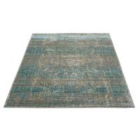 Webteppich Belcanto - Türkis, Design, Textil (130/190cm) - Novel