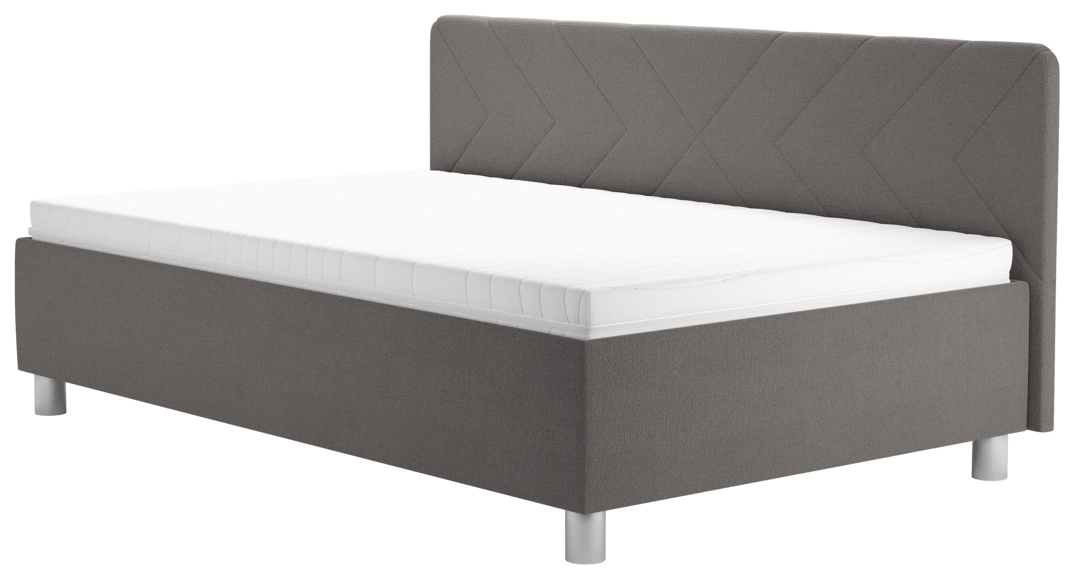 ZÁHLAVIE FLAVIA - hnedá, Modern, textil (207/81,5/4,5cm)