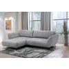 Ecksofa Samoa Grau S: 187x282 cm - Schwarz/Grau, Design, Textil (187/282cm) - Livetastic