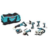 Makita-Spezialset DLX 6011 - Türkis/Schwarz, MODERN, Holzwerkstoff/Metall (12,50kg) - Makita
