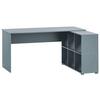 Schreibtisch Serie 500 Blau B: 150 cm - Blau, MODERN, Holzwerkstoff (150/73,6/121,6cm) - MID.YOU