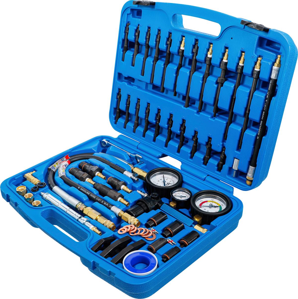 Kompressionstester-satz 8401 - Blau/Schwarz, Basics (42,3/32,5/10,5cm)
