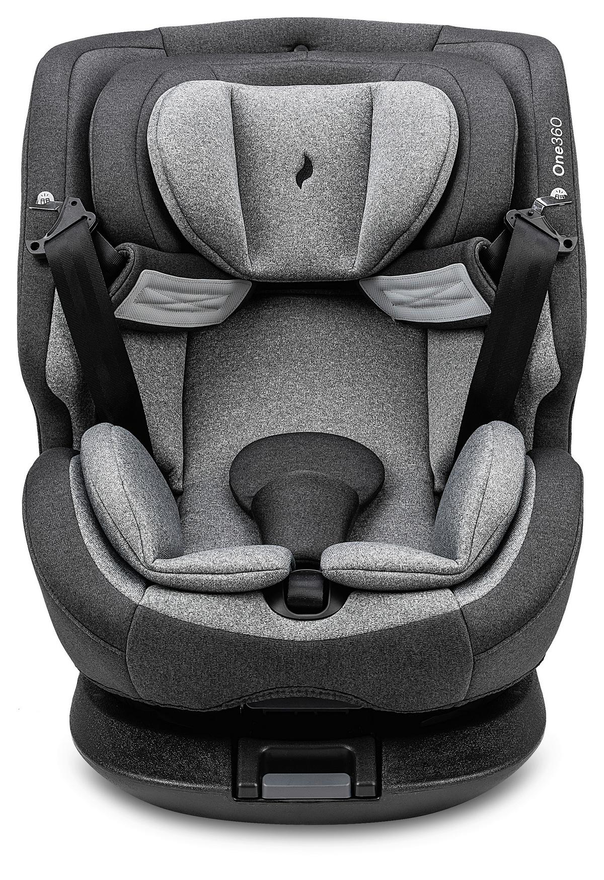 Reboarder-kindersitz One360 S - Dunkelgrau/Hellgrau, Basics, Kunststoff/Textil (43/58/48cm) - Osann