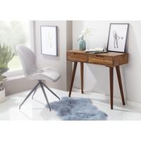 Stolík z masívneho dreva š: 90cm - farba indického palisandra, Modern, drevo (90/36/76cm) - MID.YOU