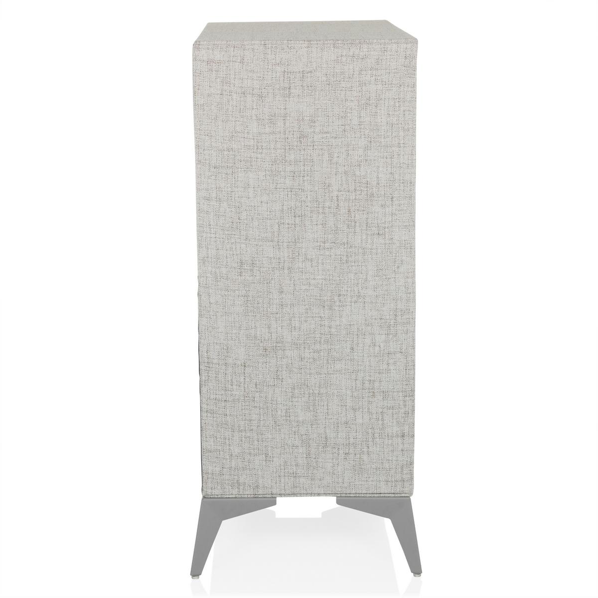 Kommode Skuffy Grau B: 60 Cm - Grau, MODERN, Textil (60/90/35,5cm) - MID.YOU