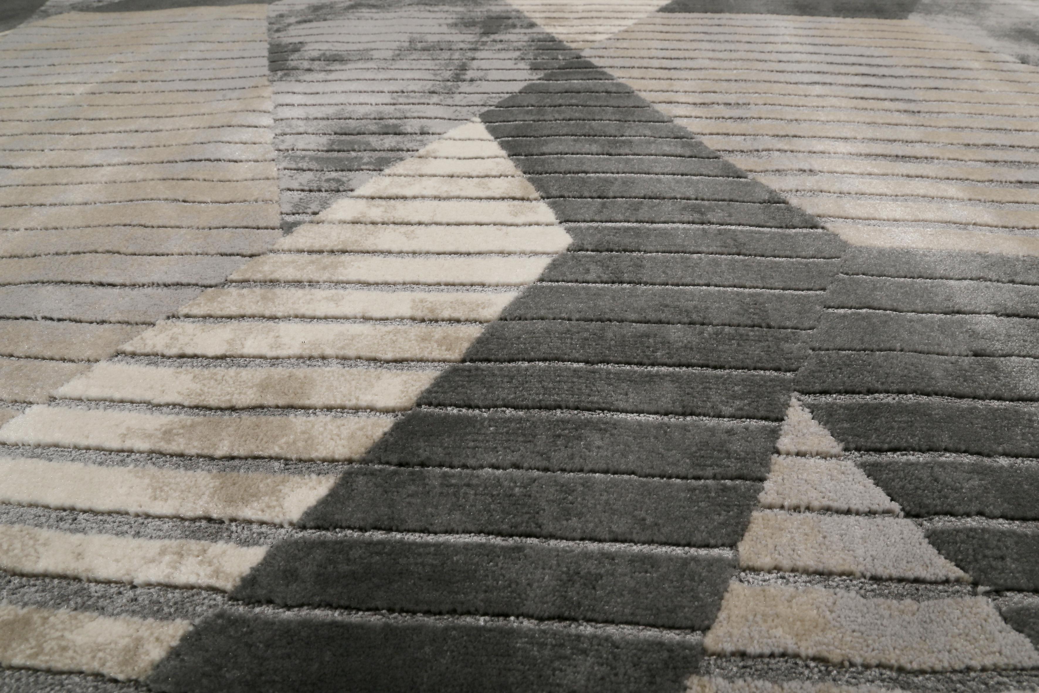 Webteppich Grau/Sand/Beige Tamo 133x200 cm - Sandfarben/Beige, Design, Textil (133cm) - Esprit