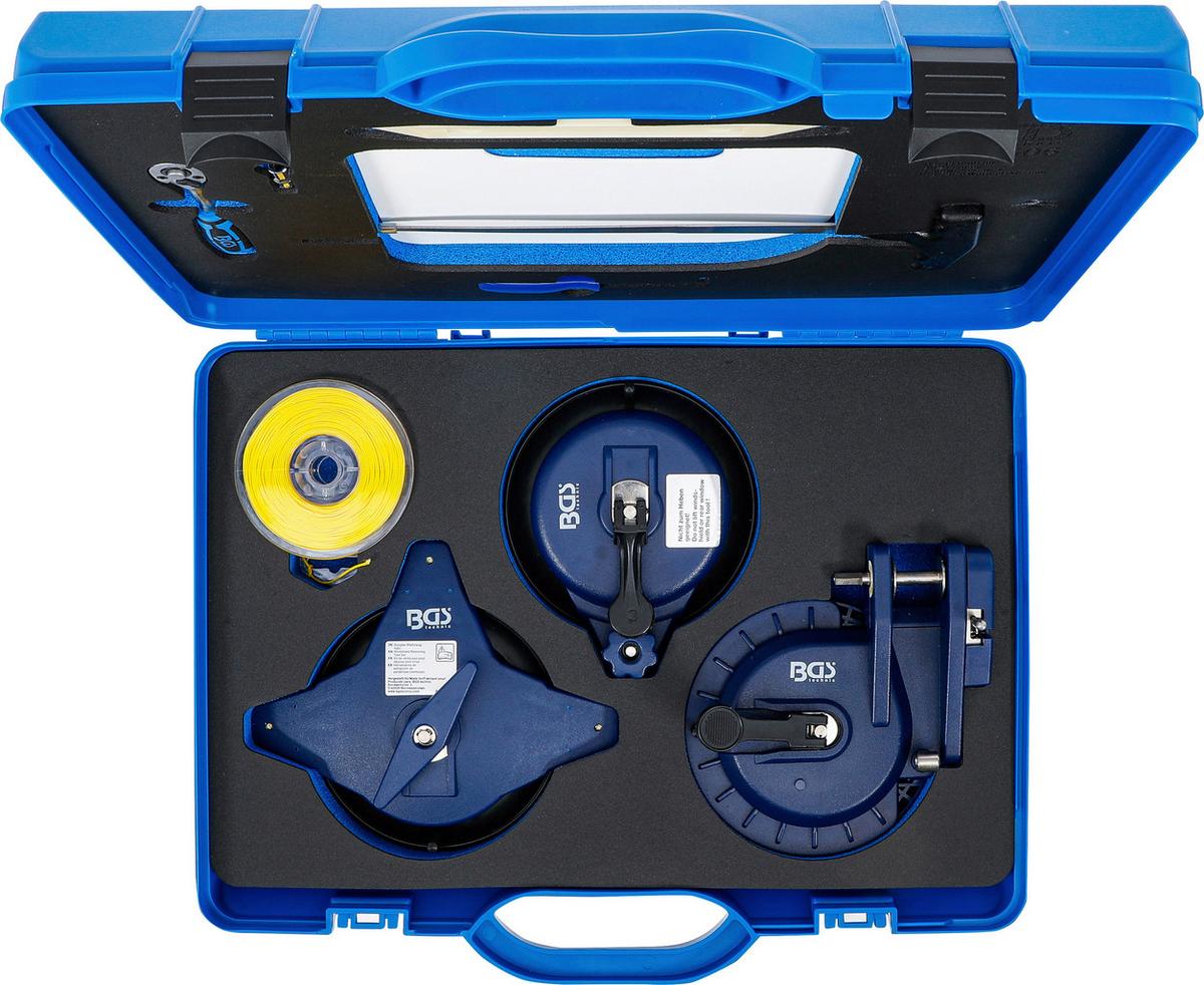 Ausglas-Werkzeug-Satz 69506 - Blau/Schwarz, Basics (46,3/36,5/11cm)