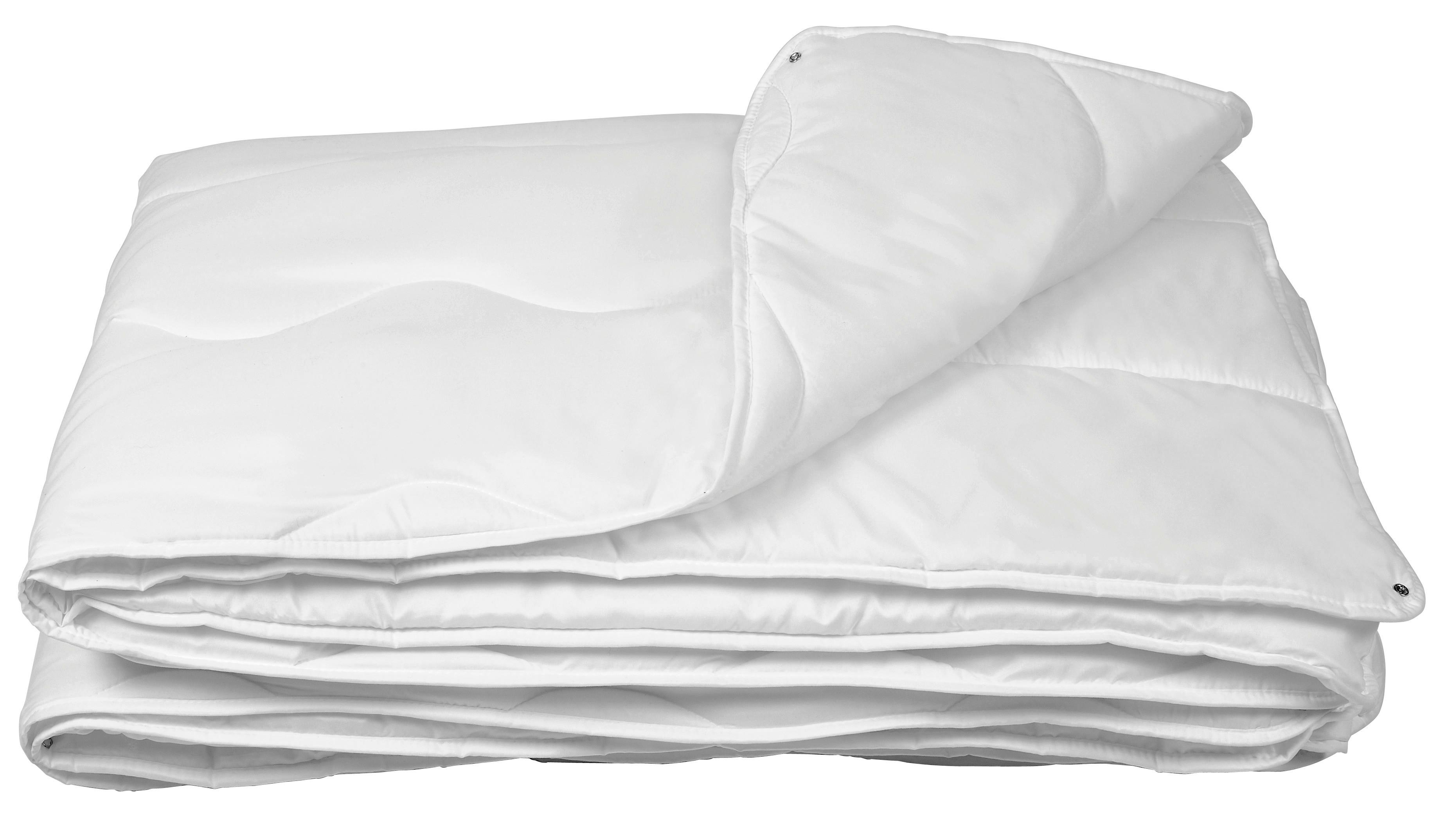 VIERJAHRESZEITENDECKE 35199 - Weiß, KONVENTIONELL, Textil (140/200cm) - Primatex