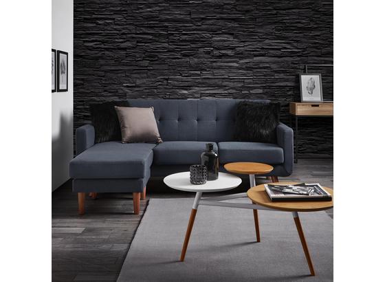 Sedacia Súprava Tamara - sivá/tmavomodrá, Moderný, drevo/textil (197/136cm) - Modern Living Sedacia Súprava Tamara - sivá/tmavomodrá, Moderný, drevo/textil (197/136cm) - Modern Living