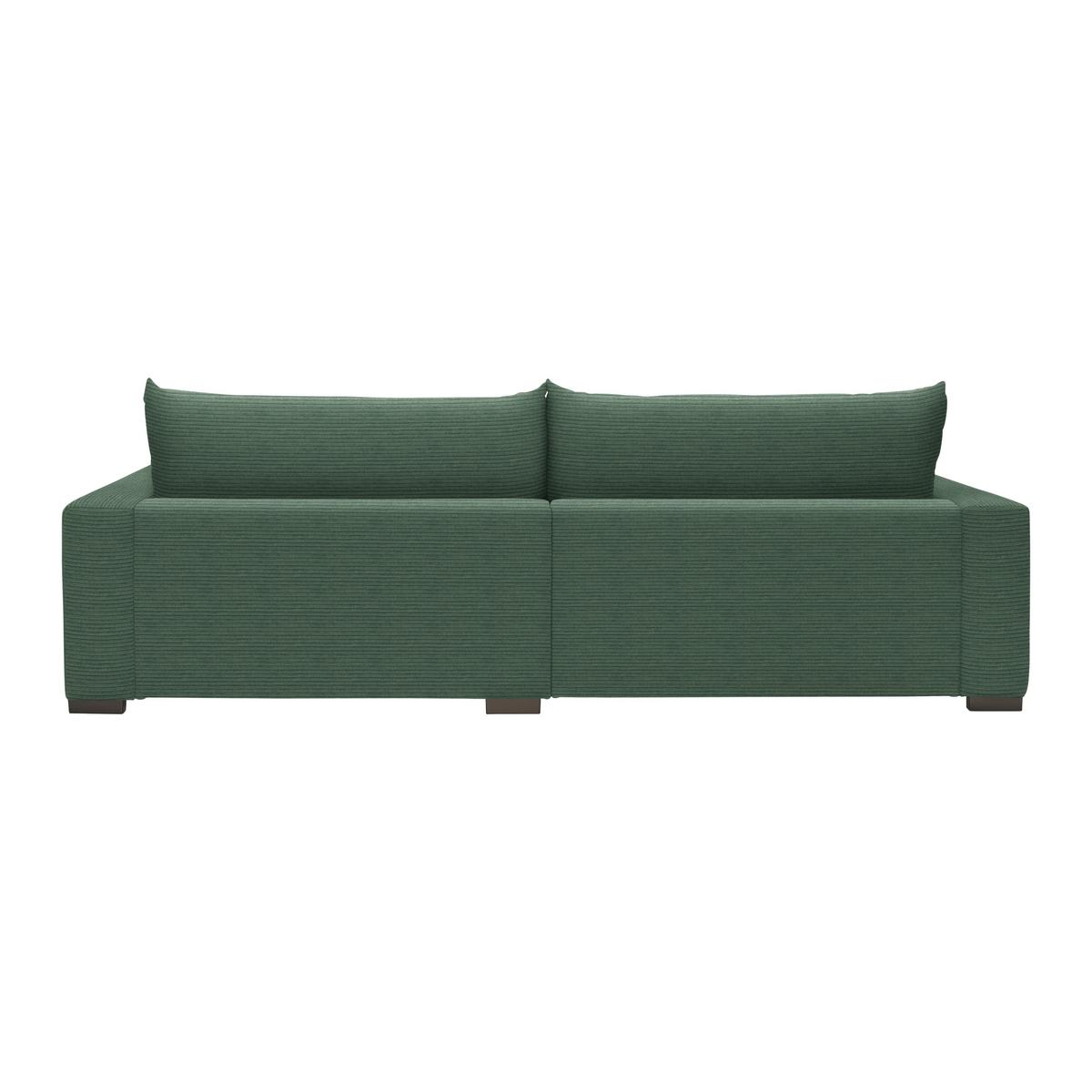 Mega pohovka PEDRO 1200, tmavozelený menčester - tmavozelená, Modern, kov/drevo (261/83/124cm) - Mömax