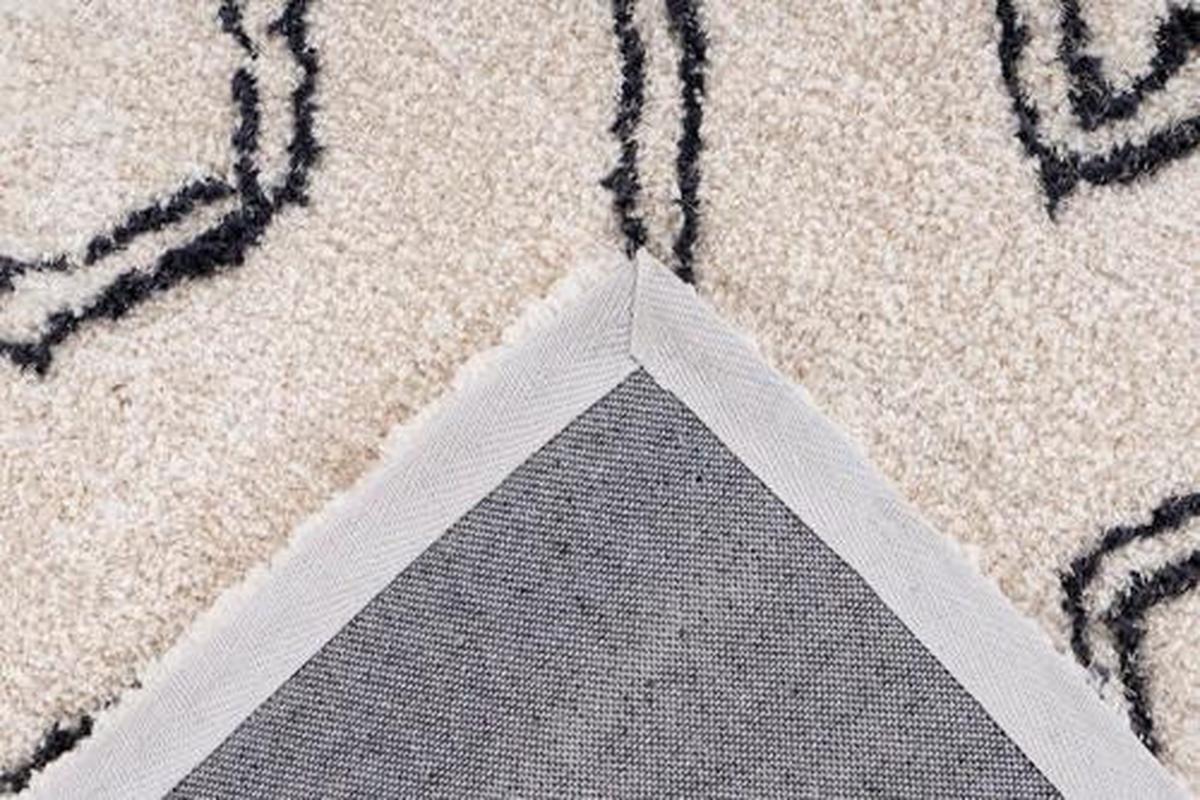 Hochflor Teppich Weiß Orlando 160x230 cm - Weiß, Design, Textil (160/230cm) - Kayoom