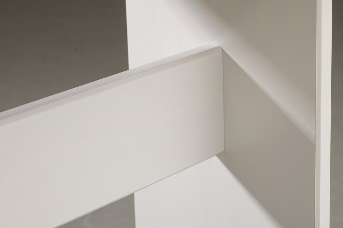 Sitzbank Holz Kiefer Massiv Braun/weiß Westerland B: 110cm - Weiß/Braun, KONVENTIONELL, Holz (110/45/37cm) - MID.YOU