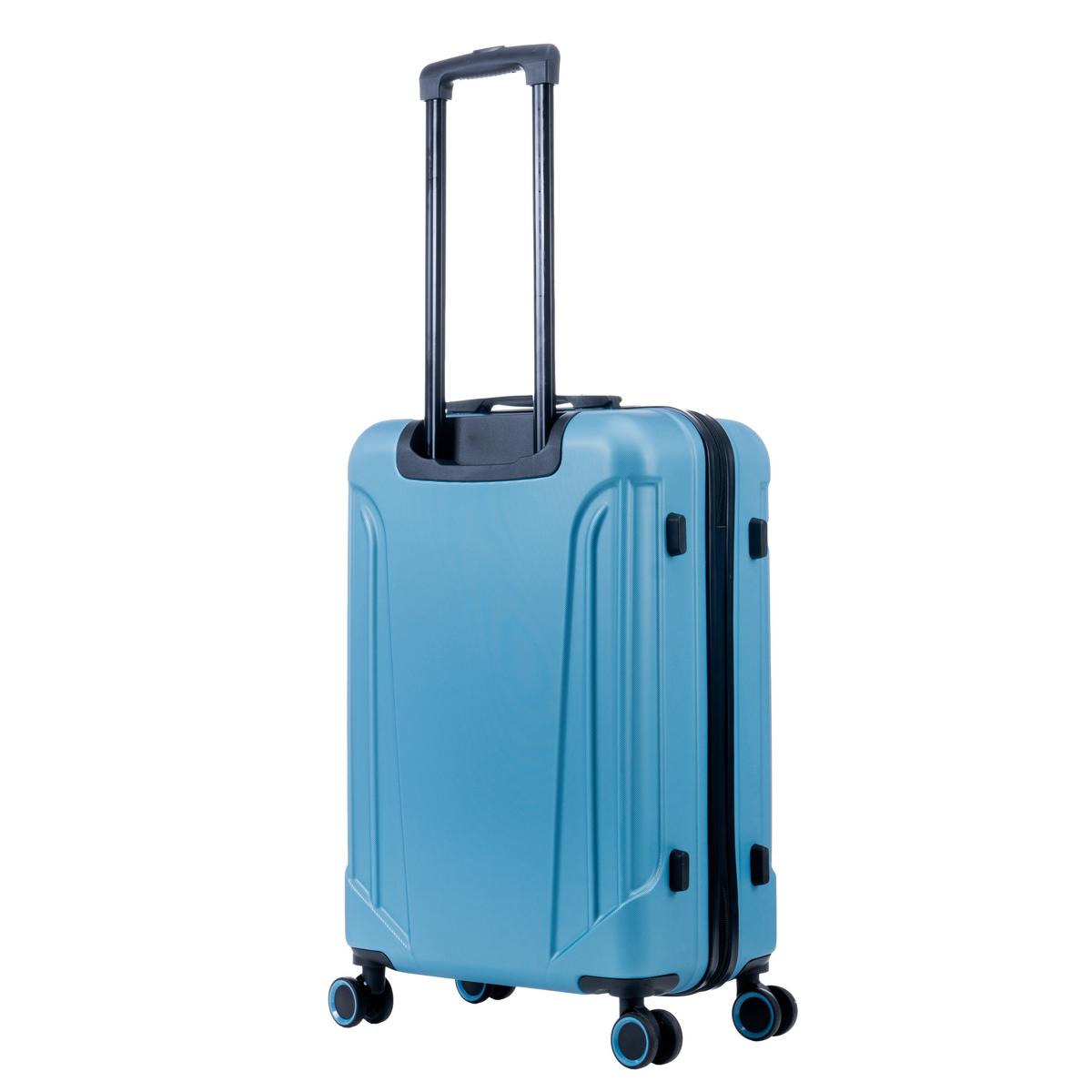 Reisekofferset 19491-330 Domestic - Pastellblau, Basics, Kunststoff (49,5/75,5/29,5cm)