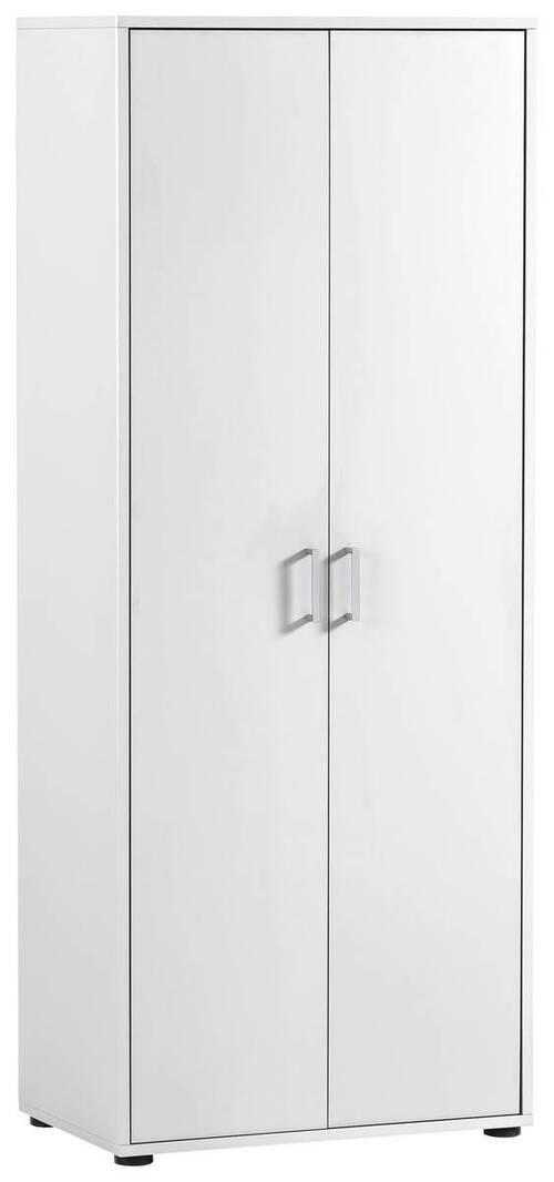 Aktenschrank Niels Holzwerkstoff Weiß B: 65,1 cm - Weiß, MODERN, Holzwerkstoff (65,1/163,6/41cm) - MID.YOU