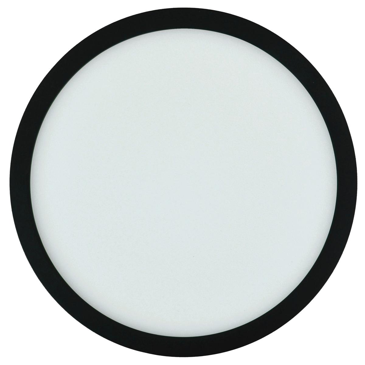 LED-Deckenleuchte 2427500241996 - Schwarz, KONVENTIONELL, Kunststoff (30/1,7cm)