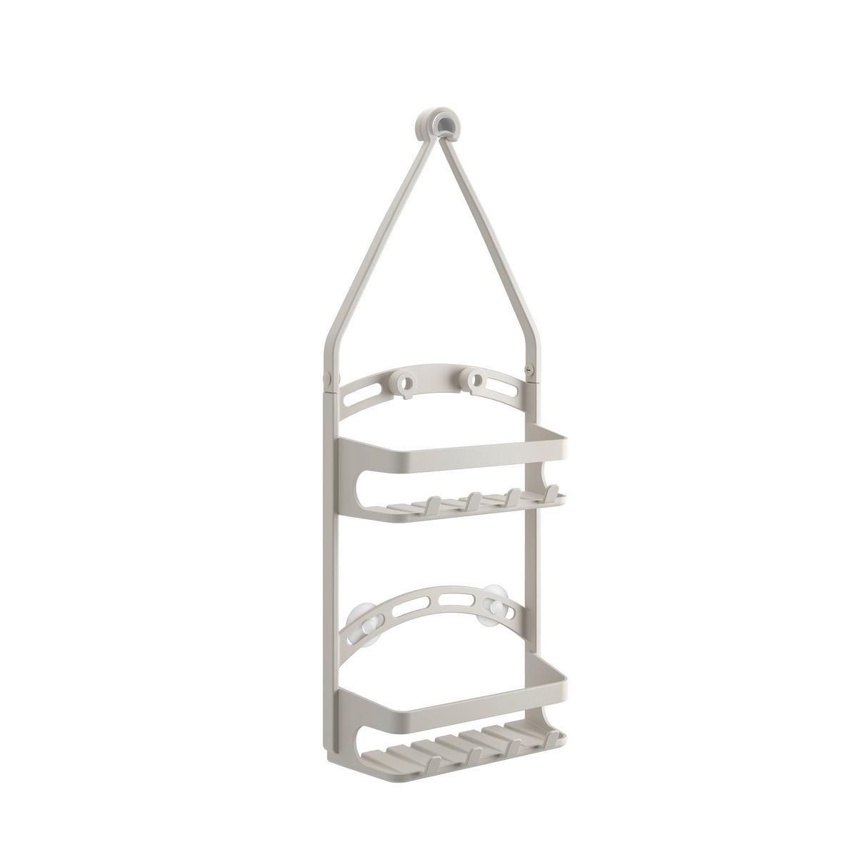 Duschregal Shower Flex - Greige, Basics, Kunststoff (26/12/71cm) - Metaltex