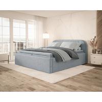 Boxbett Zako 3 Grau LF: 180x200cm - Grau, MODERN, Textil (180/200cm) - MID.YOU