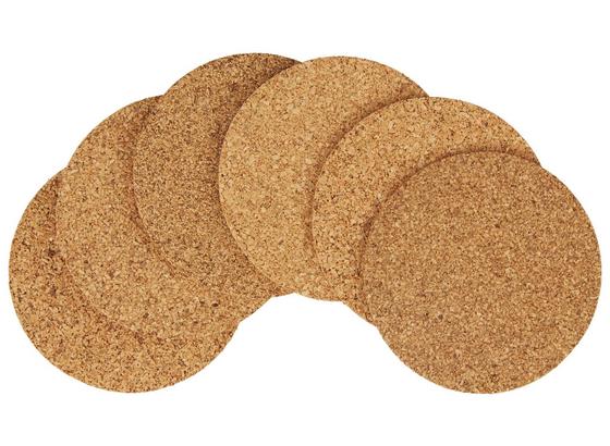 Untersetzer-Set Kork - Naturfarben, KONVENTIONELL, Holz (11cm) Untersetzer-Set Kork - Naturfarben, KONVENTIONELL, Holz (11cm)