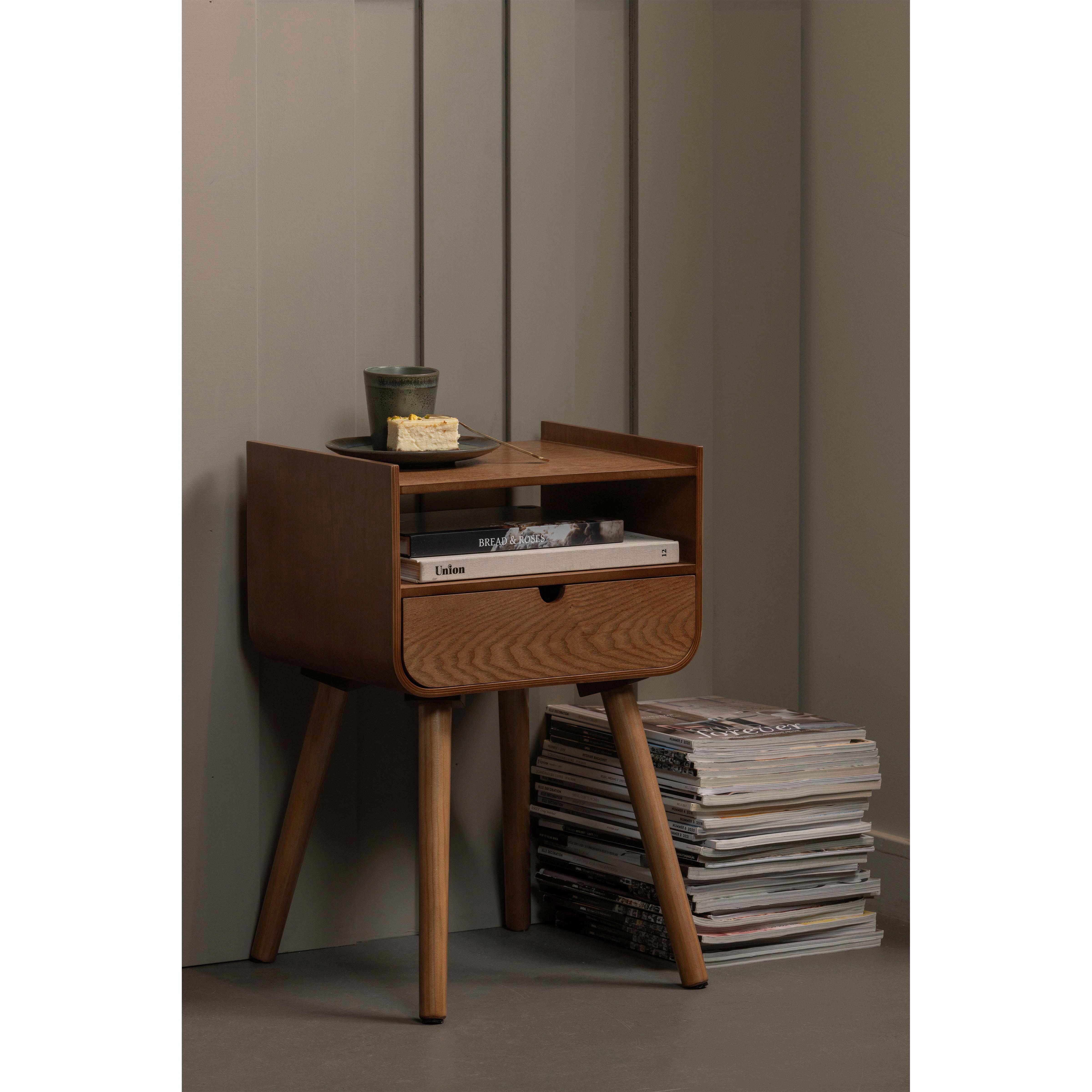 Beistelltisch Nils Naturfarben L: 36 cm - Naturfarben, Design, Holzwerkstoff (36/30/54cm) - Livetastic