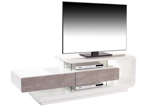 Tv Stolík Carla - sivá/biela, Moderný, kompozitné drevo/plast (164,5/50/40cm) Tv Stolík Carla - sivá/biela, Moderný, kompozitné drevo/plast (164,5/50/40cm)