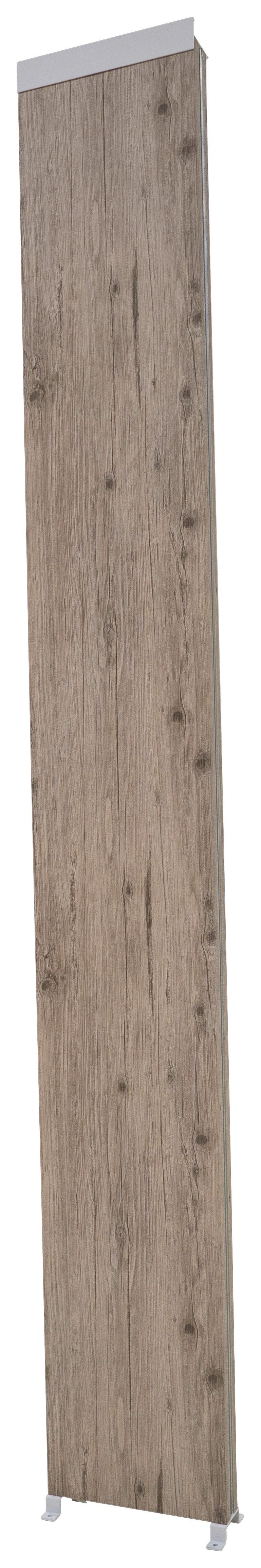 Dekoelement Deluxe/Classic Holzoptik - Eichefarben, MODERN, Metall (31/235/6cm) - Gardenson