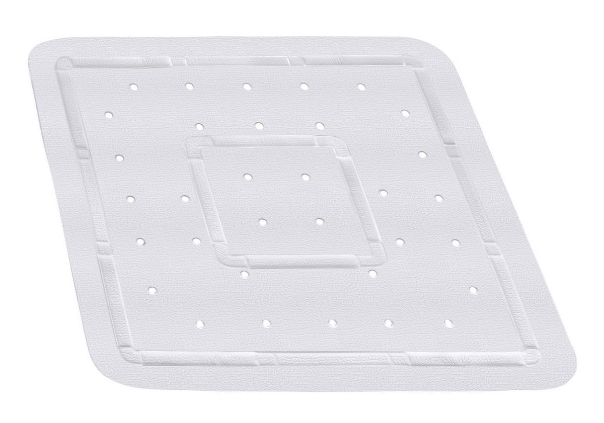 Duscheinlage Florida 3210401100 - Weiß, MODERN, Kunststoff (55/1,5/55cm) - Wenko