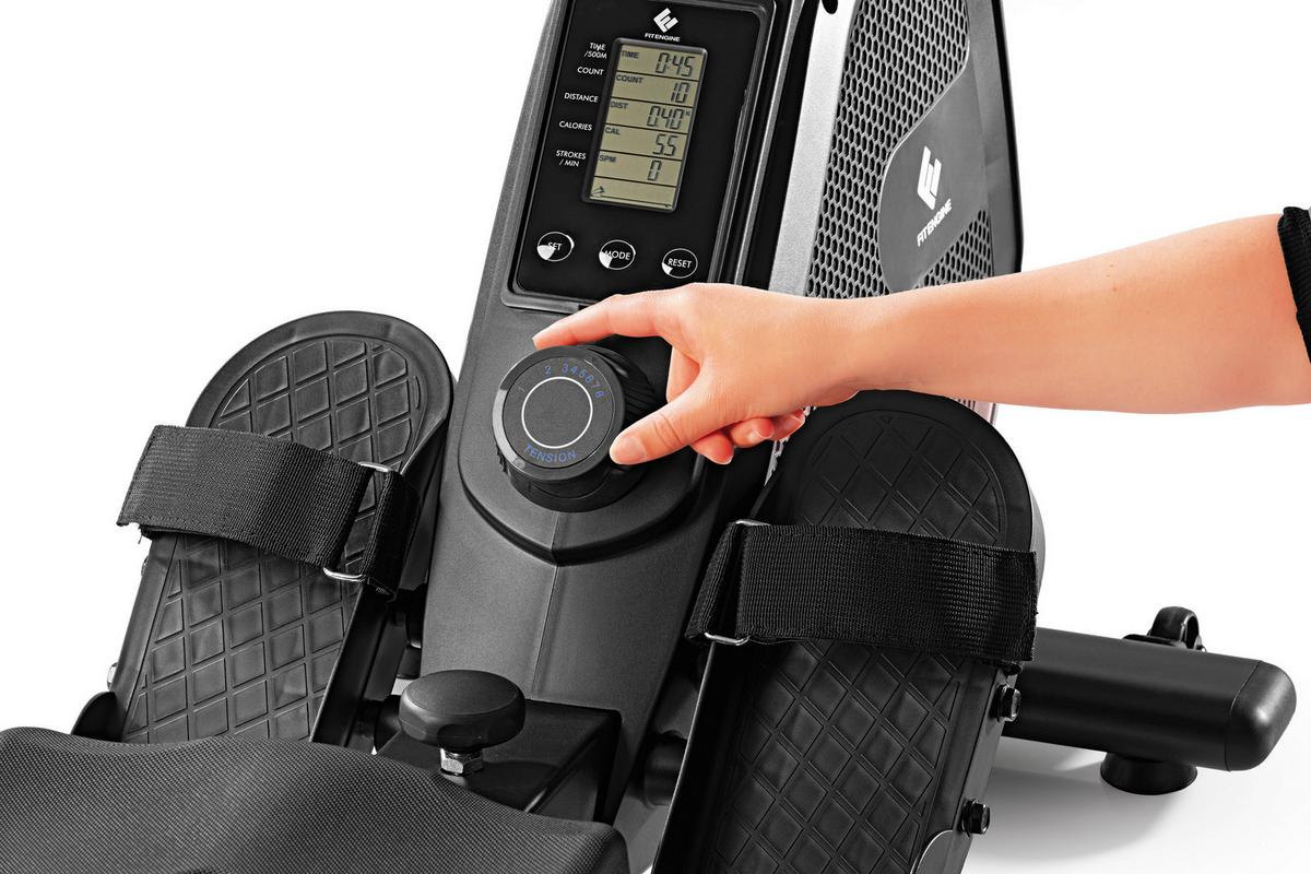 Rudergerät 09272 Fitengine Rudergerät - Schwarz, LIFESTYLE, Kunststoff/Metall (180/54/24,5cm)