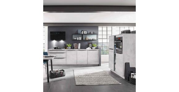 Einbauküche Weißbeton Nb. Planbar In Weißbeton Nb. - Weiß, MODERN, Holzwerkstoff - Vertico