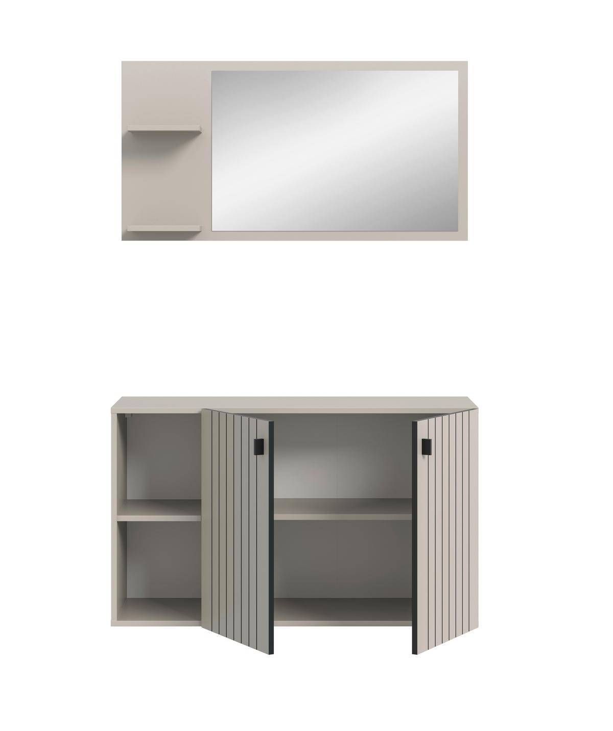 Garderobe Station Kaschmir B: 106cm - Kaschmir, Design, Holzwerkstoff (106/192/37cm) - MID.YOU