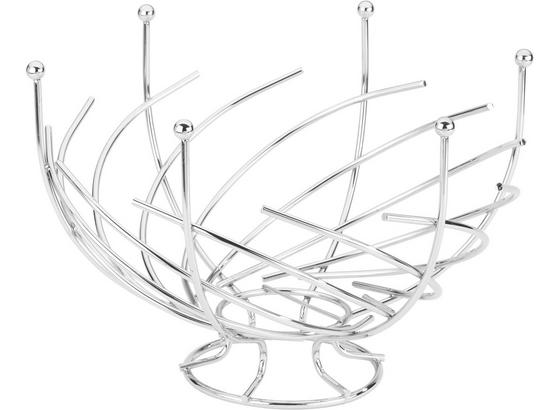 Miska Na Ovoce Ron - barvy chromu, kov (30/22cm) - Mömax modern living Miska Na Ovoce Ron - barvy chromu, kov (30/22cm) - Mömax modern living