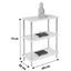 Regal Tim - Chromfarben/Weiß, MODERN, Holzwerkstoff/Metall (60/75/30cm) Regal Tim - Chromfarben/Weiß, MODERN, Holzwerkstoff/Metall (60/75/30cm)