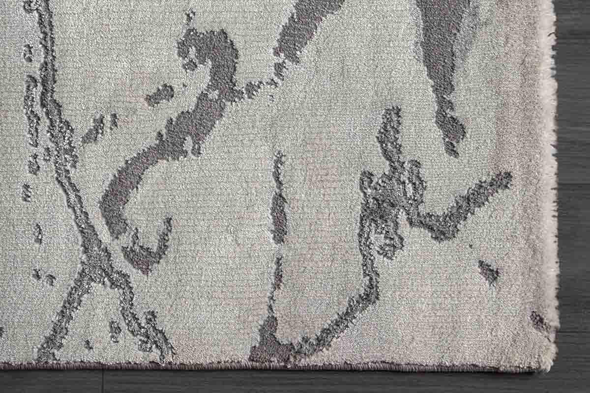 Webteppich Craft - Grau, KONVENTIONELL, Textil (80/150cm)