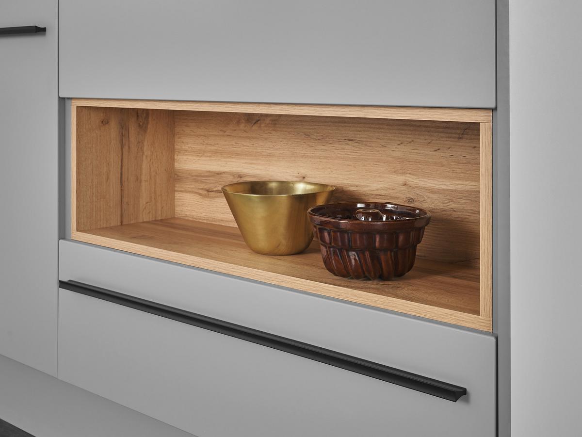 KUCHYNSKÝ OSTROVČEK DENVER - čierna/sivá, Design, kompozitné drevo/plast (145/90/90cm) - MID.YOU