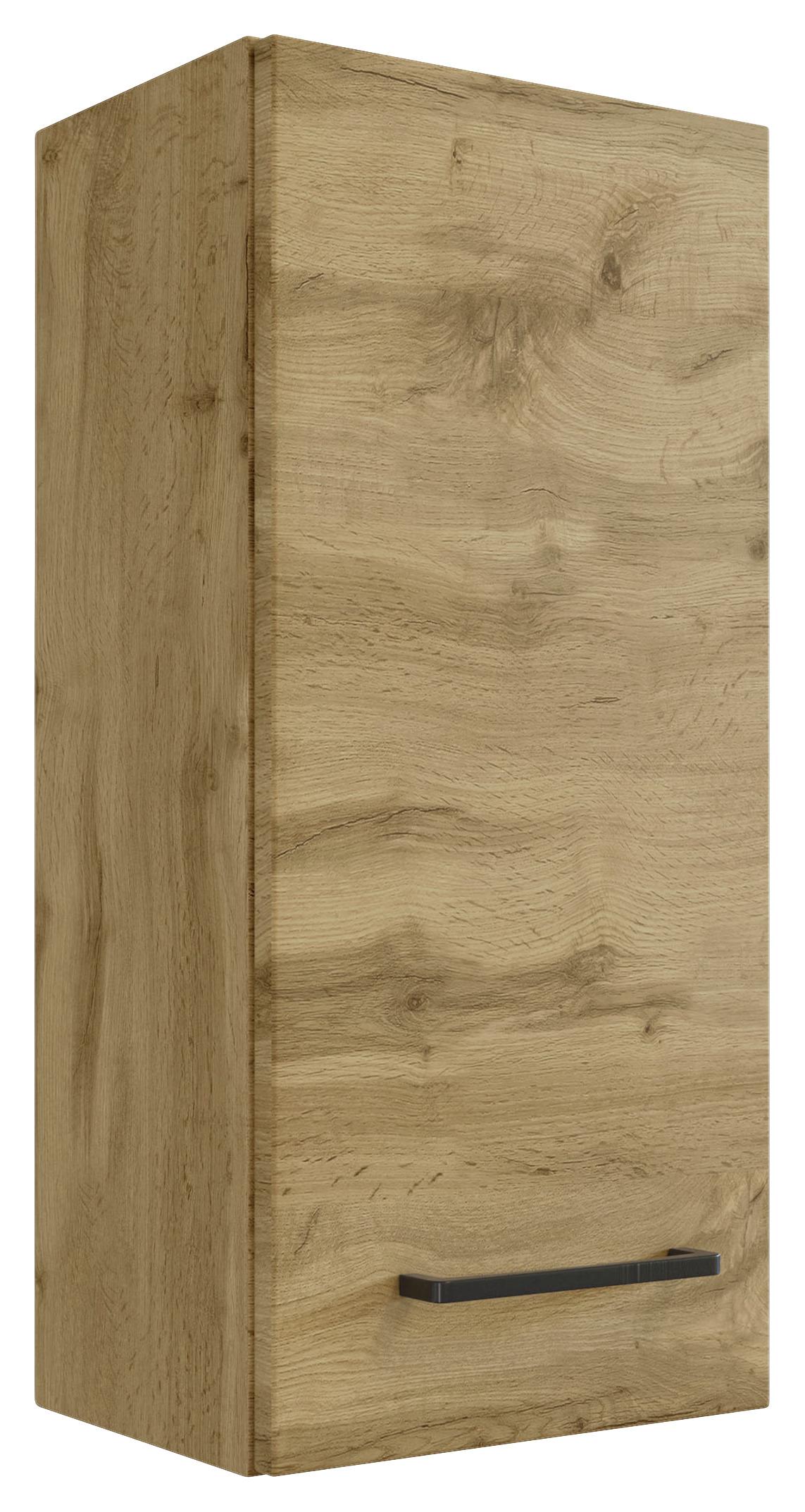 Hängeschrank Manchester B: 30 cm Eiche Wotan Dekor - Eichefarben, MODERN, Holzwerkstoff (30/64/20cm) - Held