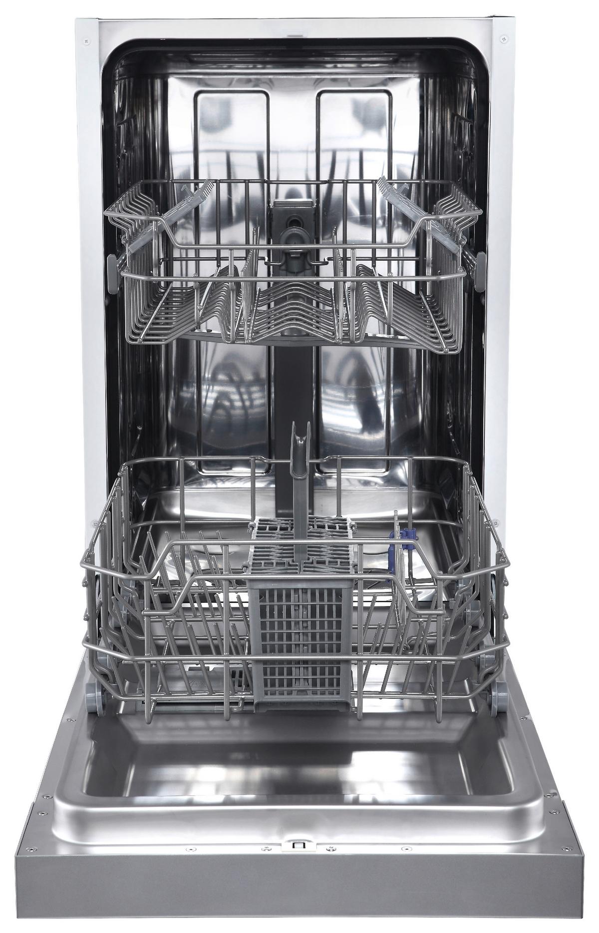 Geschirrspüler Respekta Katha - Weiß/Grau, Trend, Kunststoff/Metall (44/81,5/57cm) - Respekta