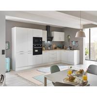 Eckküche Turin Weiss/eiche Dekor 360x165 Cm - Weiß/Eiche Artisan, Basics, Holzwerkstoff (360/165cm) - MID.YOU