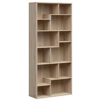Regal Tetrix Bookshelf - Sonoma Eiche, Design, Holzwerkstoff (87,5/197,5/33,5cm)