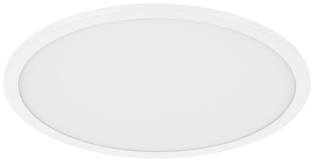 Led-deckenleuchte Maria - Weiß, MODERN, Kunststoff/Metall (40/5cm) - Luca Bessoni