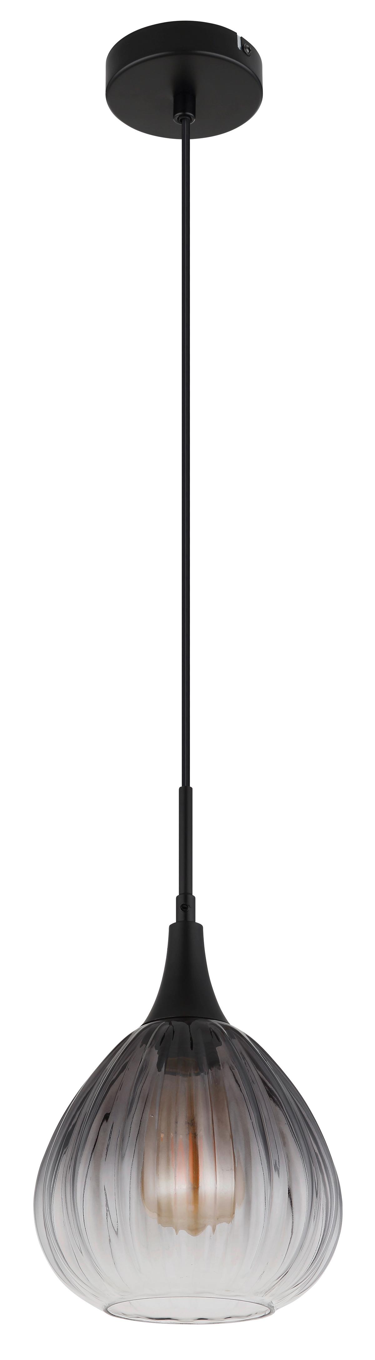 Hängeleuchte 15887h - Klar, Design, Glas/Metall (20/120cm) - Globo