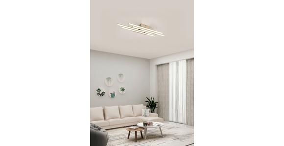 LED-Deckenleuchte Amra - Champagner, MODERN, Kunststoff/Metall (68/15/6cm) - Luca Bessoni