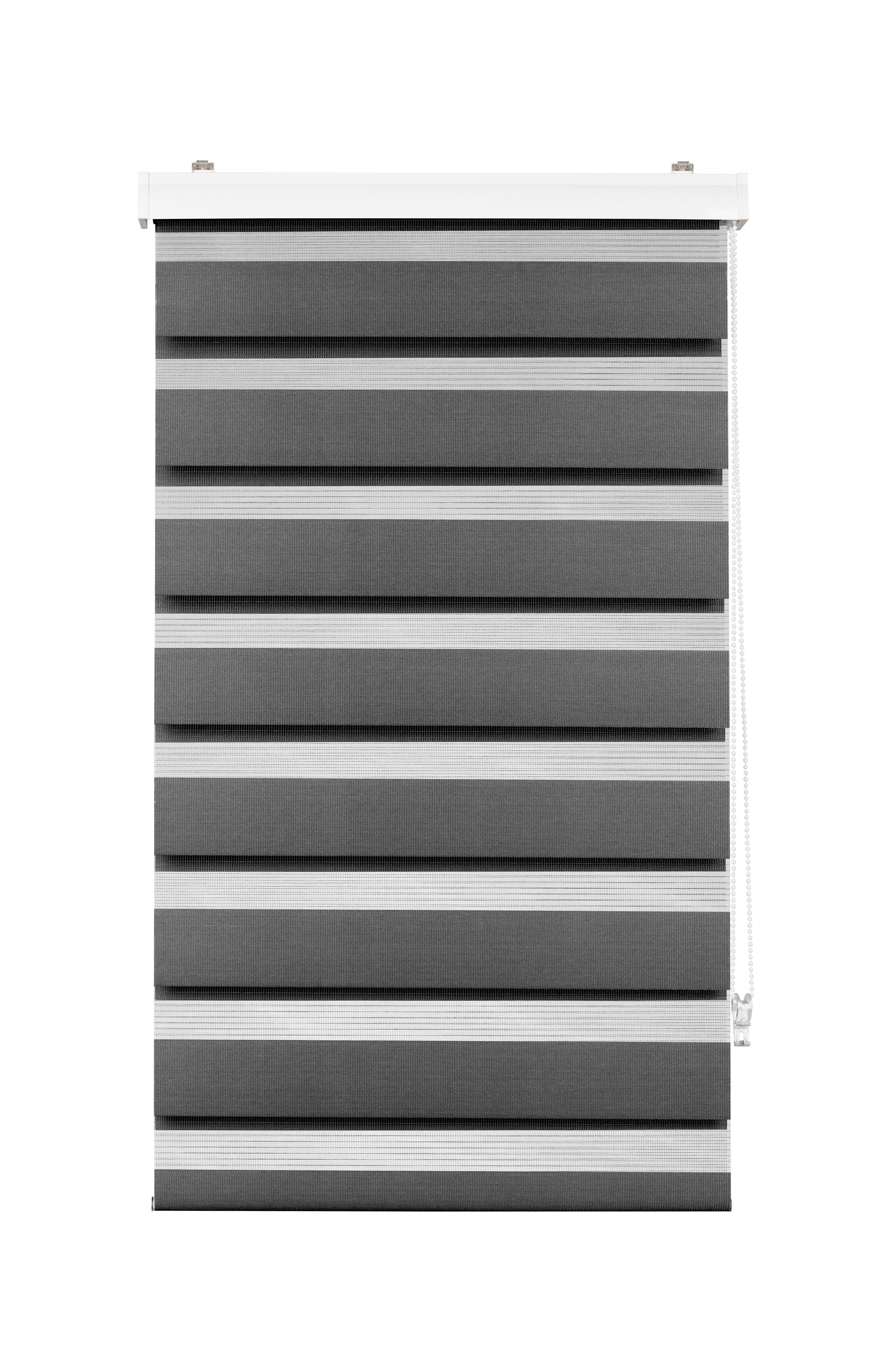 DUÁLNÍ ROLETA THOMAS - černá, textil/plast (60/160cm) - Premium Living