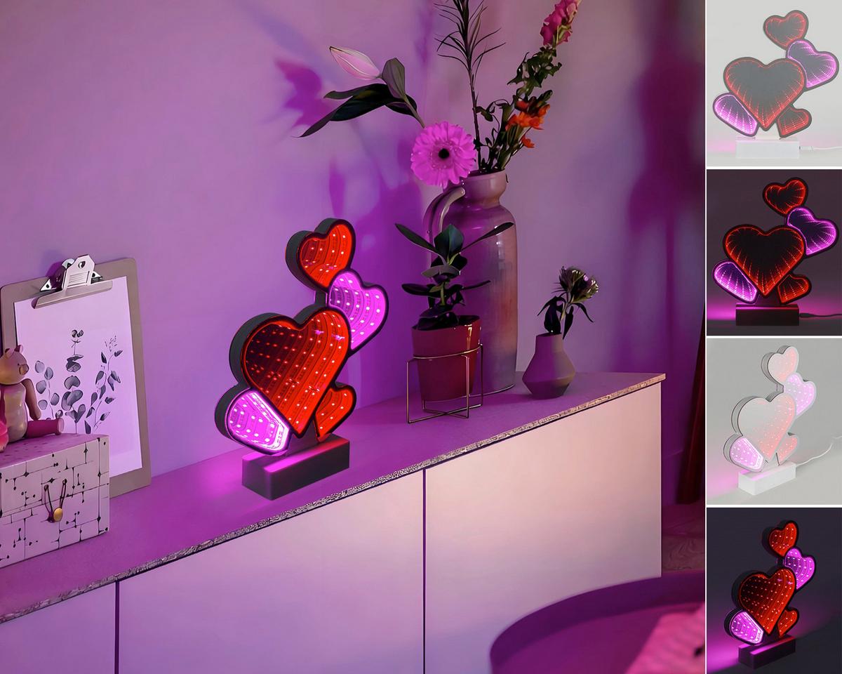 DEKORAČNÉ LED SVIETIDLO FRANI - biela/chrómová, Modern, plast (22/4,6/25,7cm) - Mömax