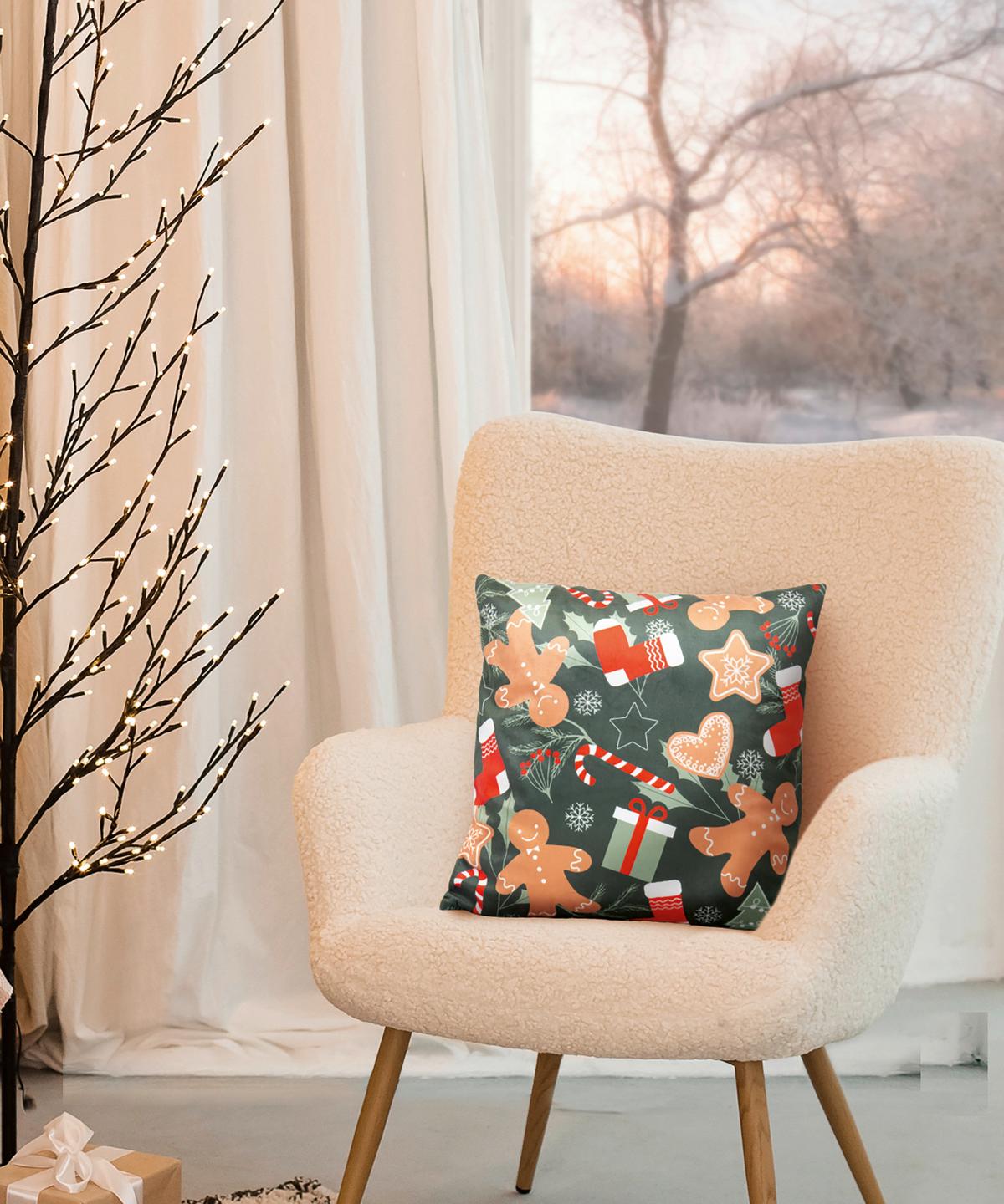 ZIERKISSEN X-MAS - Multicolor, LIFESTYLE, Textil (40/40cm)