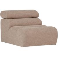 Sofaelement Novi Taupe B: 82cm - Taupe/Schwarz, Design, Textil (82/86/113cm) - Livetastic