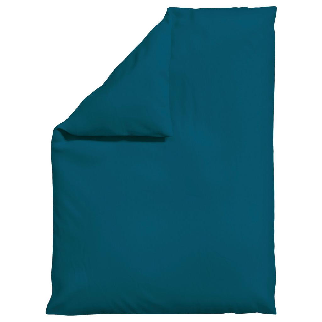 Bettdeckenbezug Knitted Jersey 155x220 cm Petrol